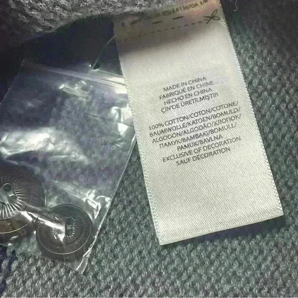 Polo Ralph Lauren Cardigan Sweater Mens X-Large Rugby Striped Shawl Collar Crest - Picture 10 of 11